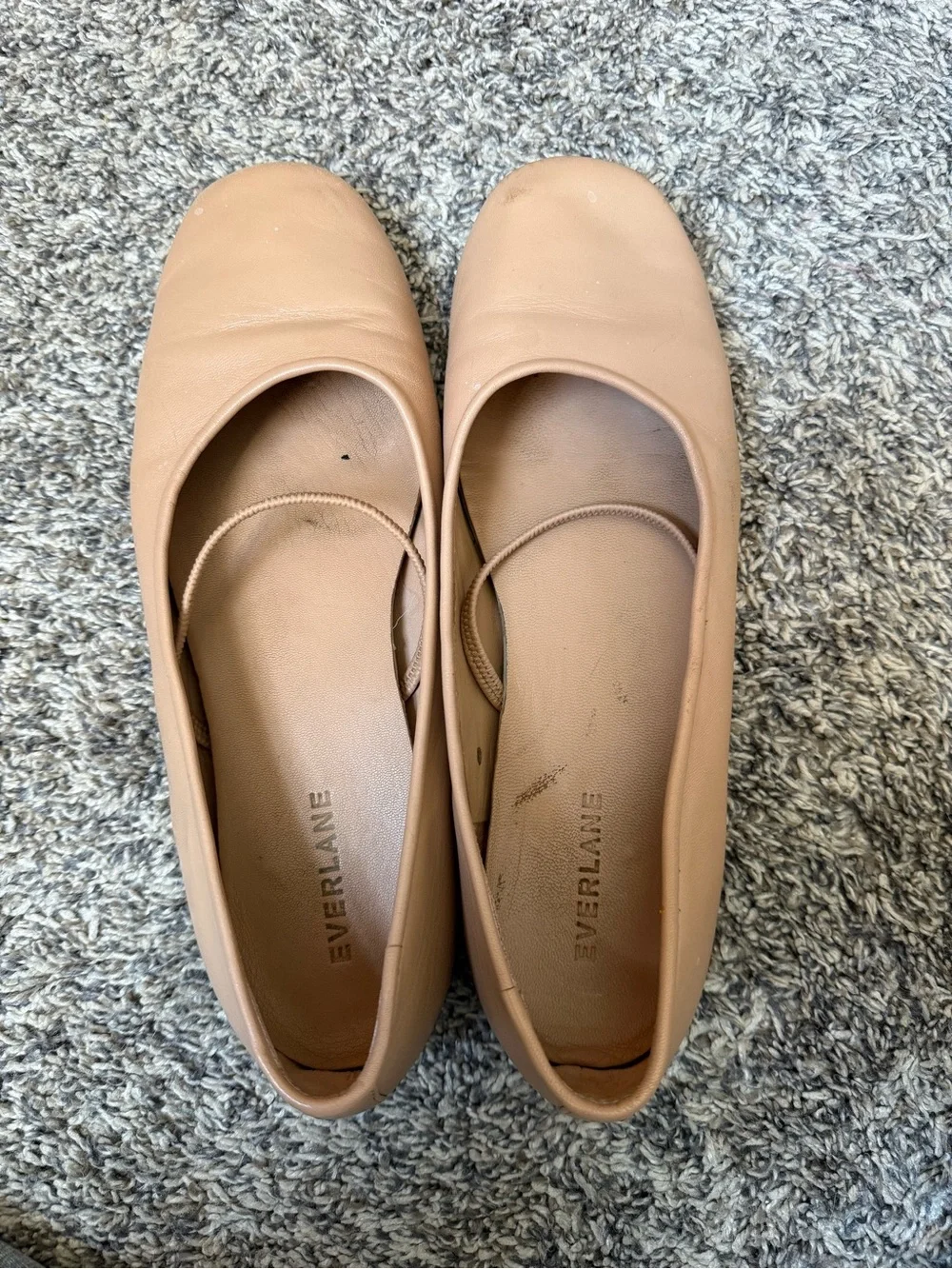 Everlane Women’s Nude Leather Ballet Flats - Neutral Tan